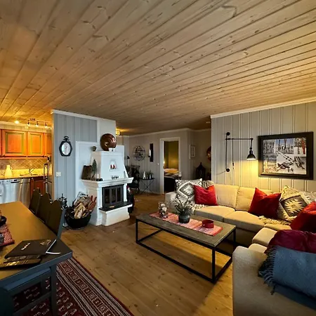 Cozy Ground-floor Unit With View Of Slettefjell Beitostolen